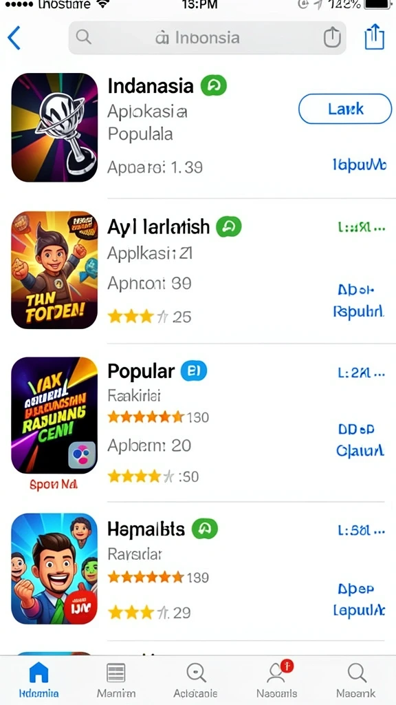 Screenshot mode pertandingan yang mendebarkan.