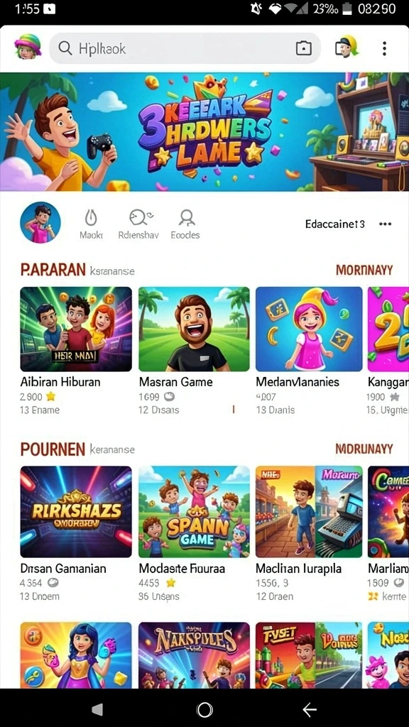 Menu navigasi yang mudah dipahami dan digunakan.