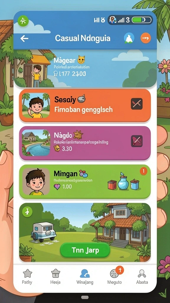 Level yang menantang dan penuh strategi.