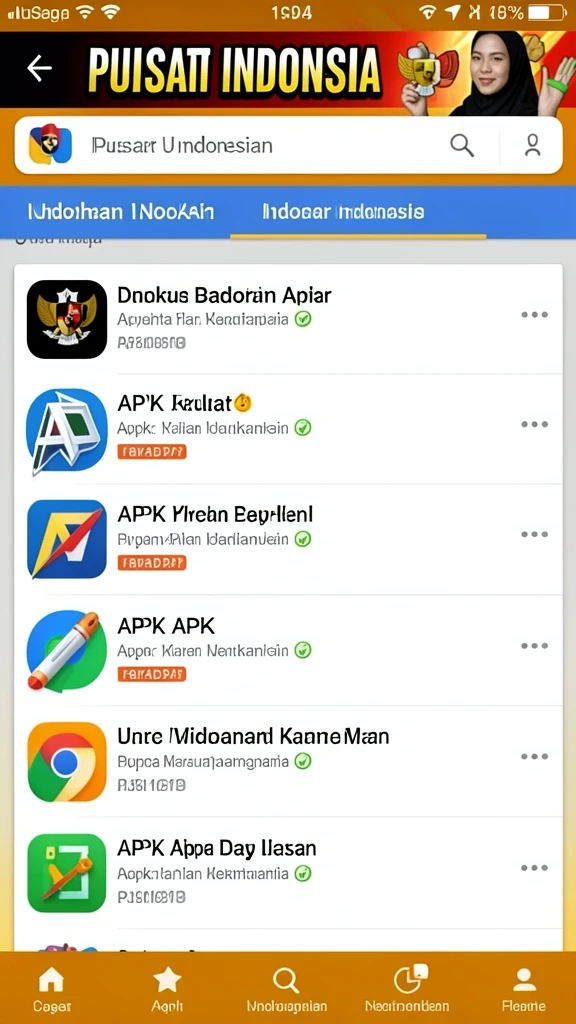 Tampilan antarmuka yang intuitif dan menarik.