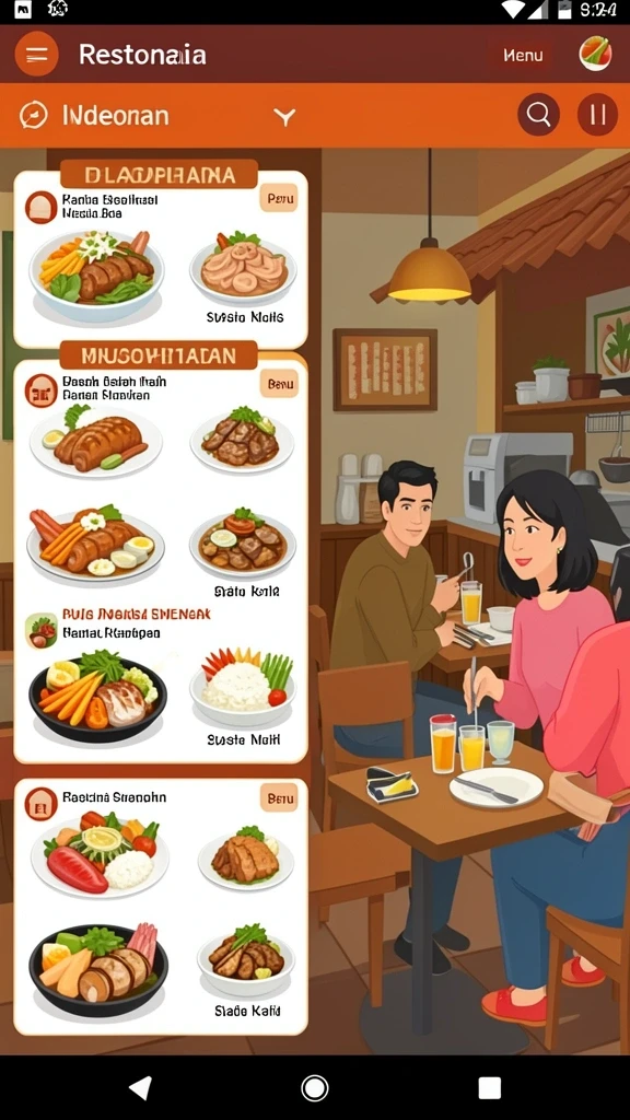 Tampilan menu utama aplikasi 98TOTO yang menarik.