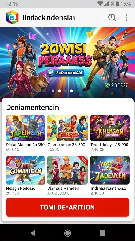 Tampilan antarmuka yang user-friendly.