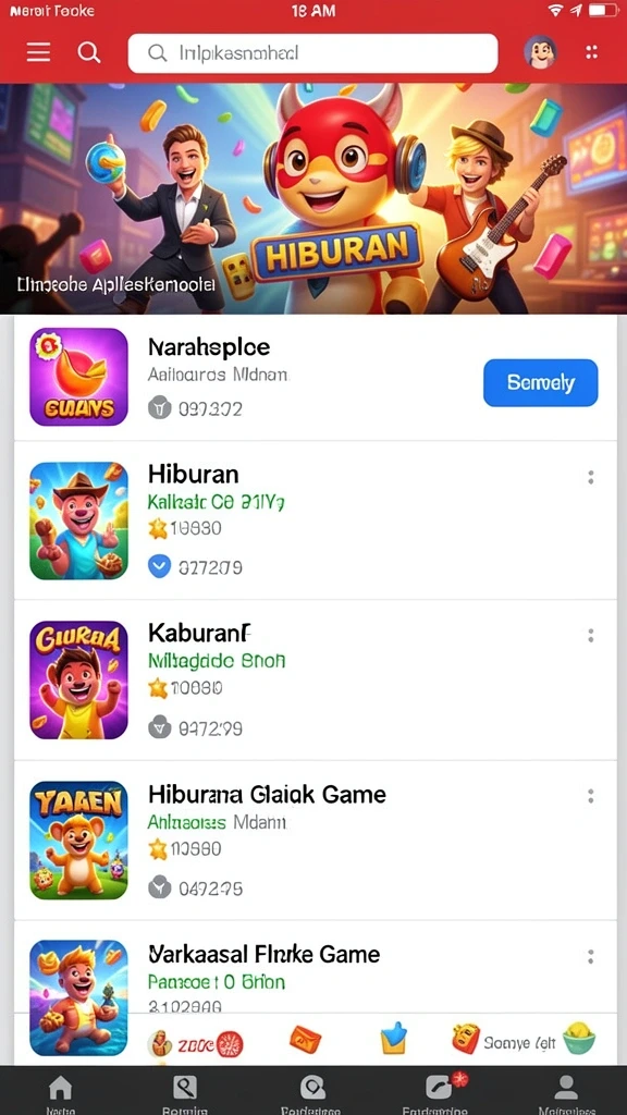 Tangkapan layar menampilkan tampilan awal permainan yang menarik.