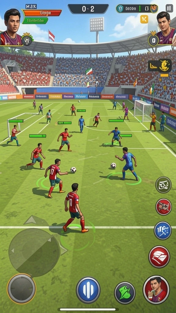Fitur multiplayer untuk bermain bersama teman.