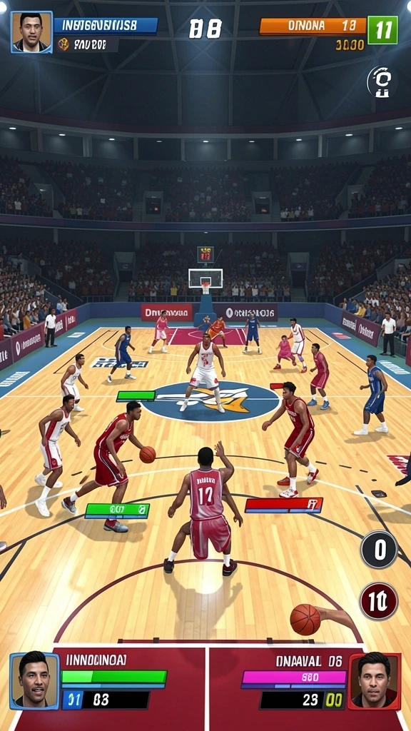 Pemandangan alam menakjubkan dari game.