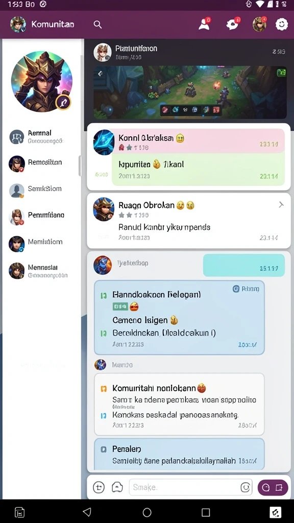 Pilihan tim yang beragam untuk dipilih dan disesuaikan.
