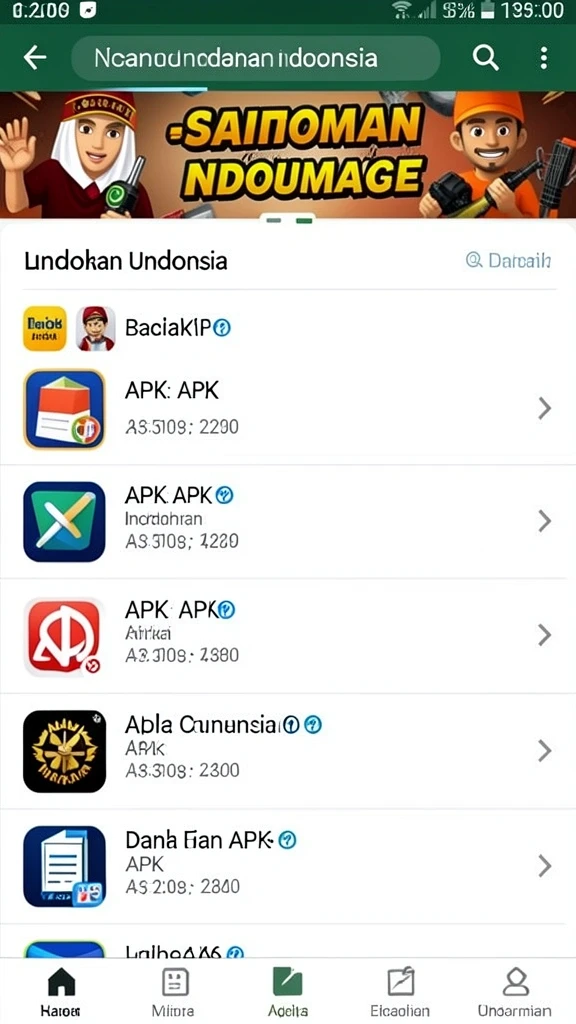 Tampilan karakter utama yang menarik dan penuh warna.