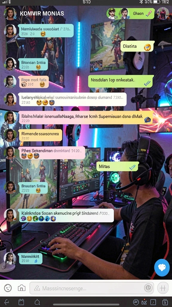 Tampilkan grafis yang memukau dan suasana permainan.