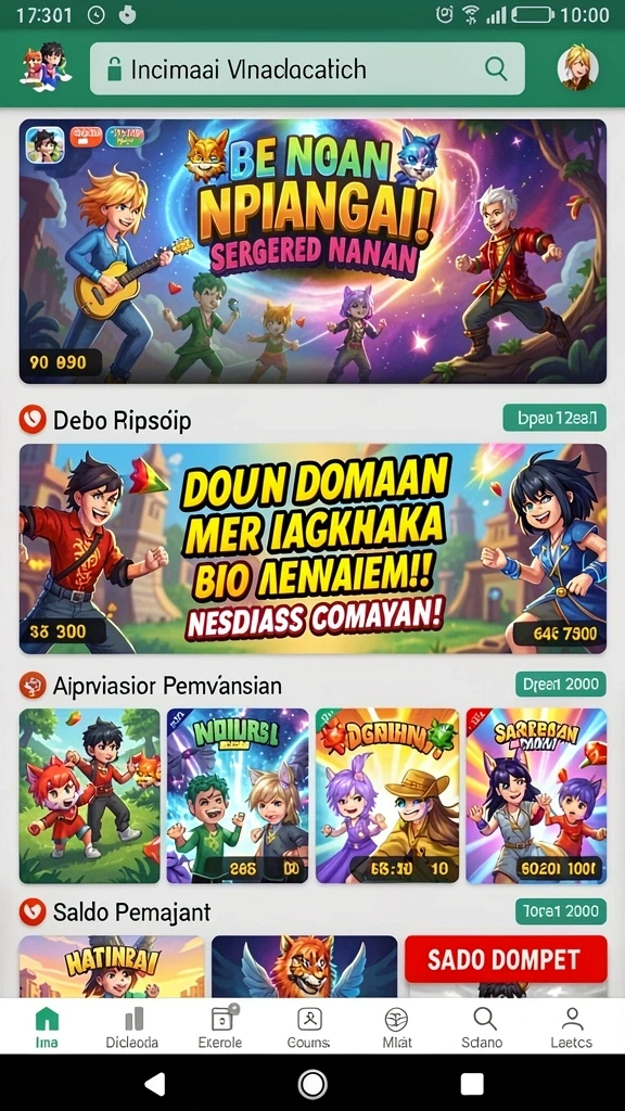 Aksi seru saat pemain berkompetisi di mode multiplayer.