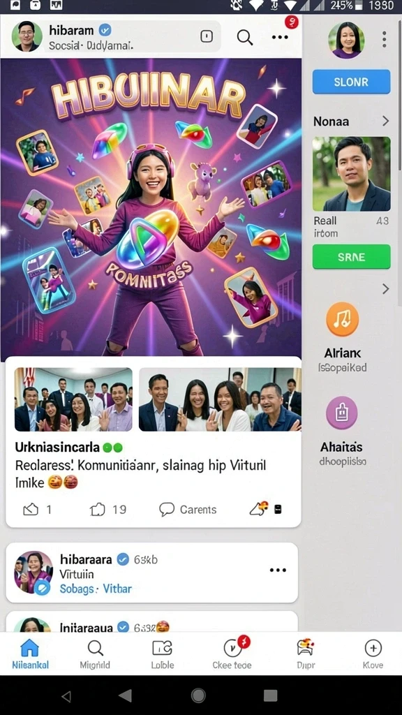 Berbagai karakter menarik dengan kemampuan unik mereka.