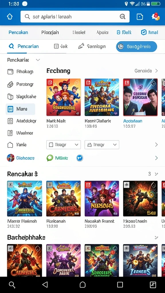 Berbagai pilihan permainan yang mengasyikkan dan seru.