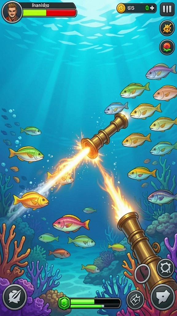 Tampilan grafis yang memukau dari gameplay.