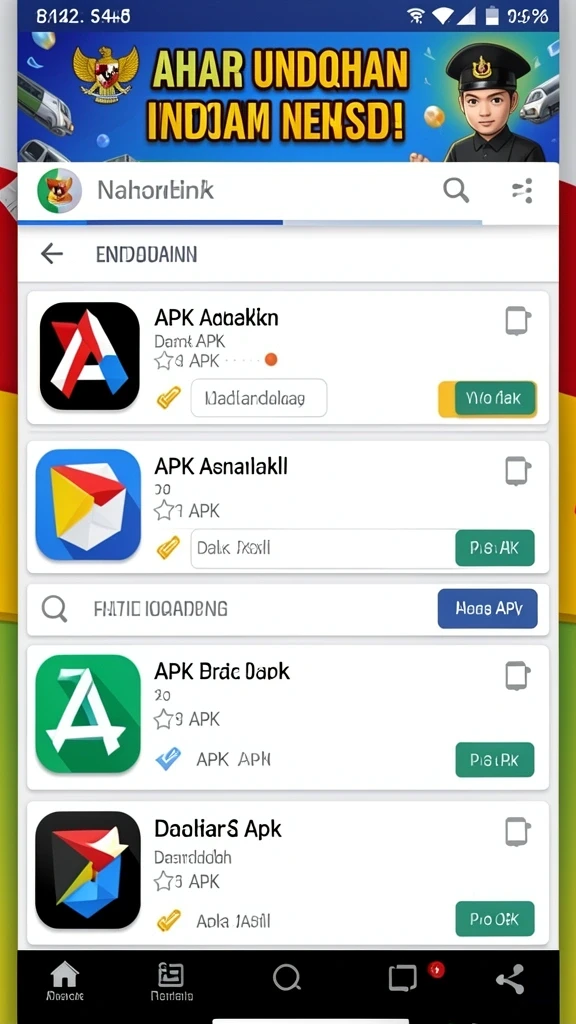 Menu utama yang mudah dinavigasi dan intuitif.