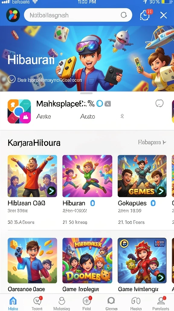 Tangkapan layar memperlihatkan level baru yang menantang.