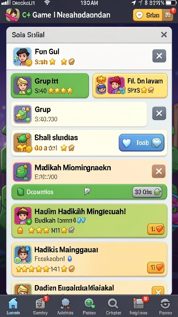Tampilan antarmuka yang sederhana dan menarik.
