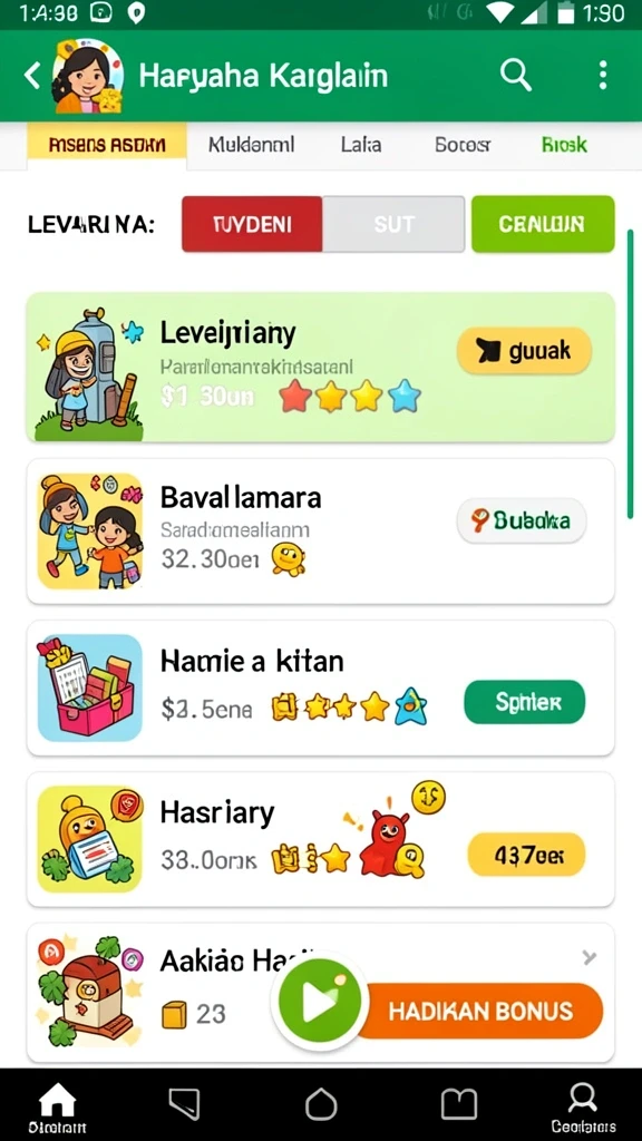 Cuplikan misi menarik yang menantang keterampilan pemain.
