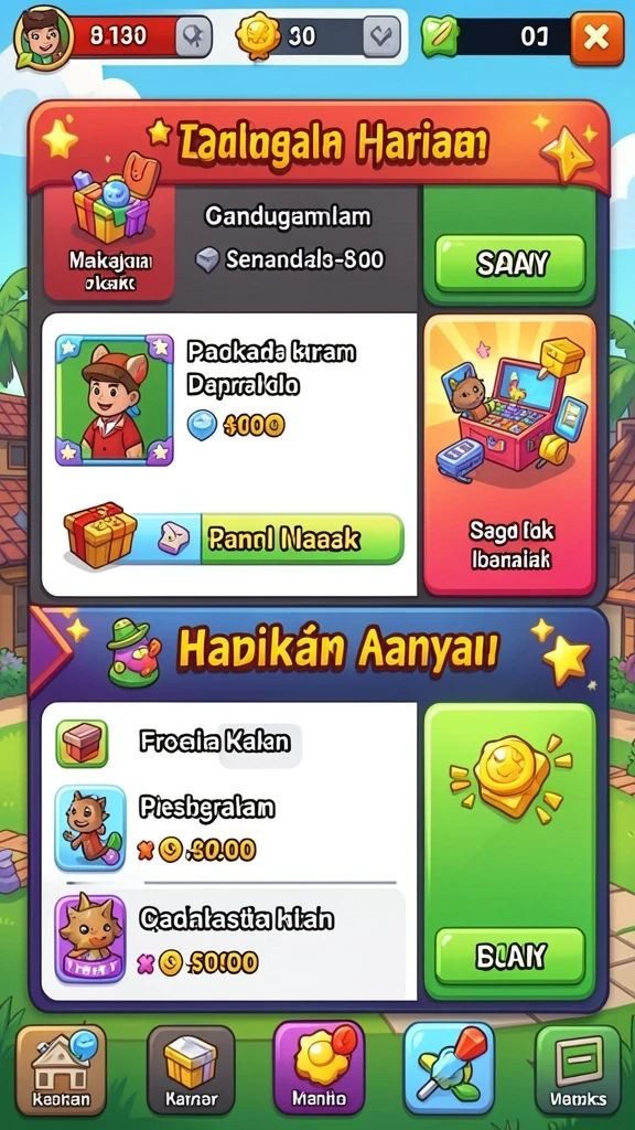 Tampilan awal JKTOK yang menarik dan user-friendly.