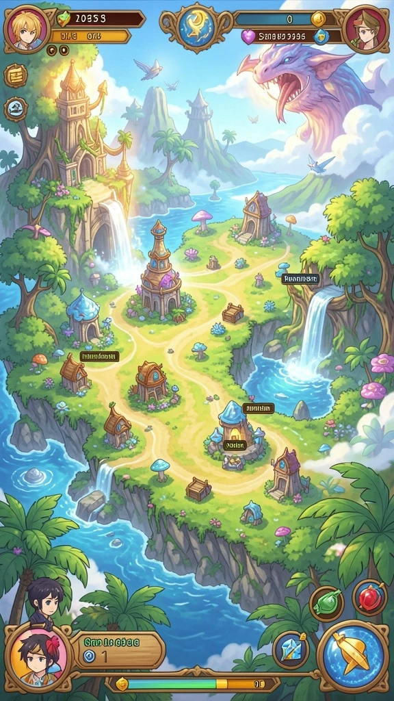 Gameplay seru dan menantang di dalam aplikasi.