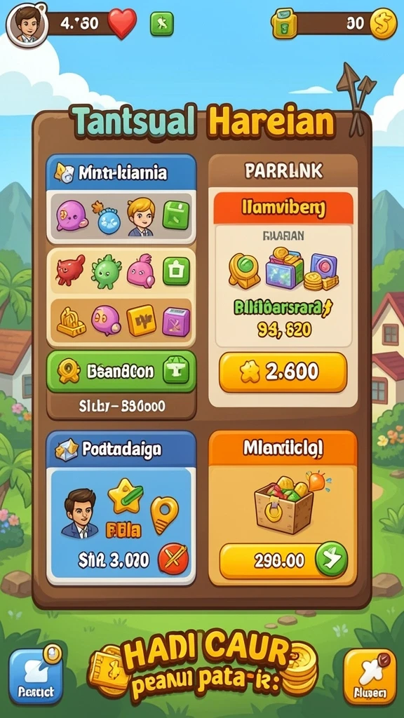 Karakter unik yang bisa dipilih oleh pemain.