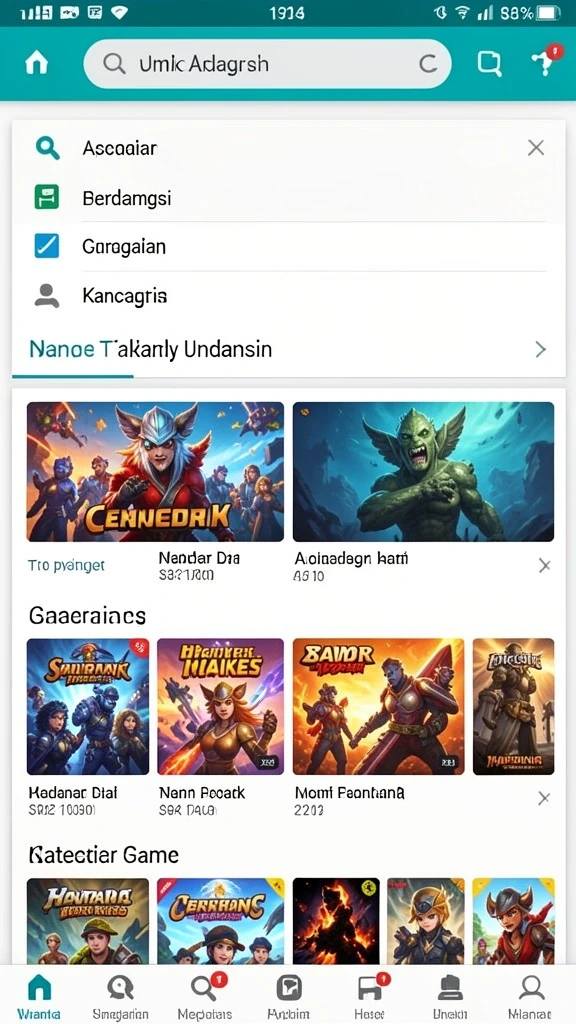 Screenshot menunjukkan penawaran bonus menarik untuk pengguna baru.