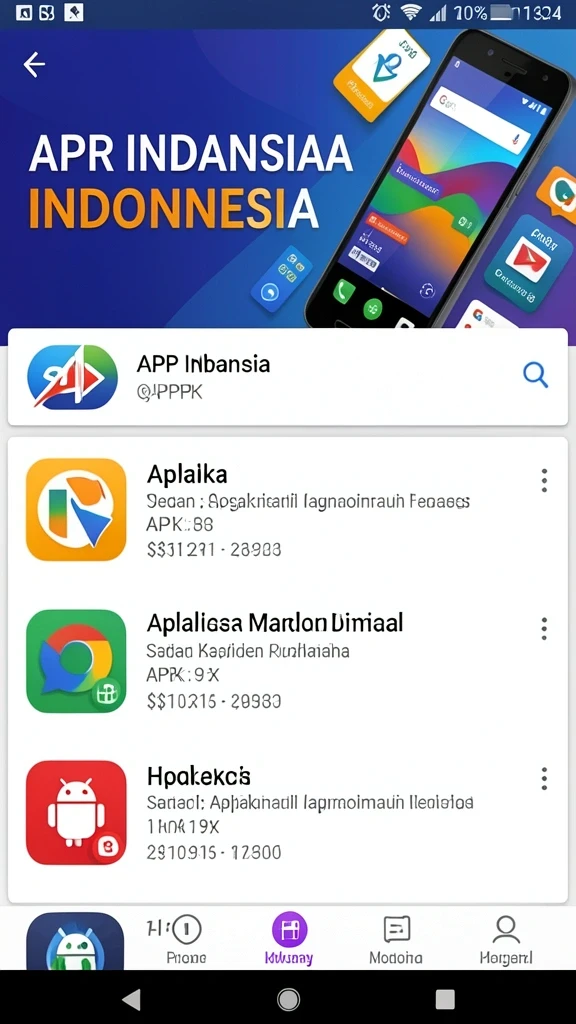 Antarmuka utama yang menarik dan mudah dinavigasi.