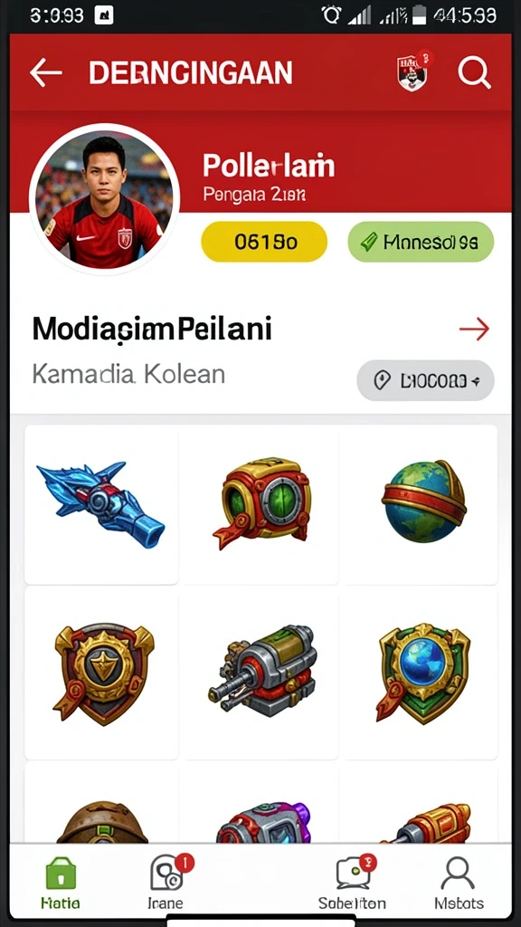 Tampilan antarmuka MEGA777 yang menarik dan sederhana.
