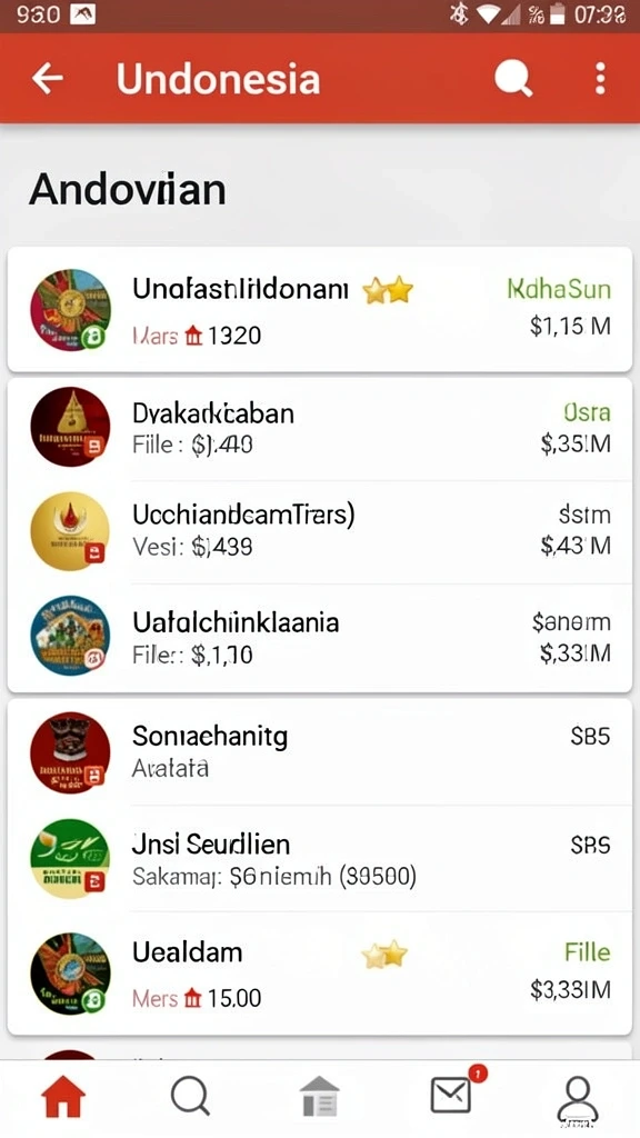 Tampilan antarmuka utama yang menarik dan mudah digunakan.