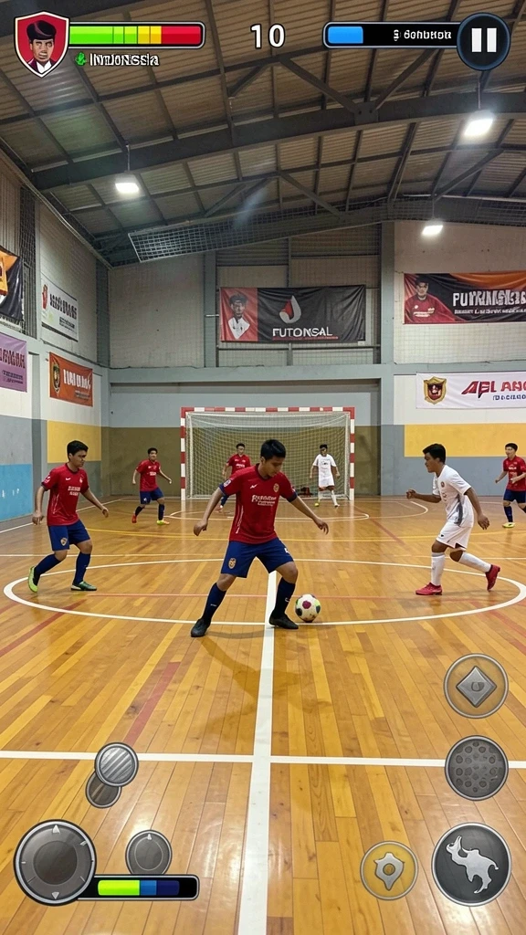 Tampilan karakter utama dalam aksi.
