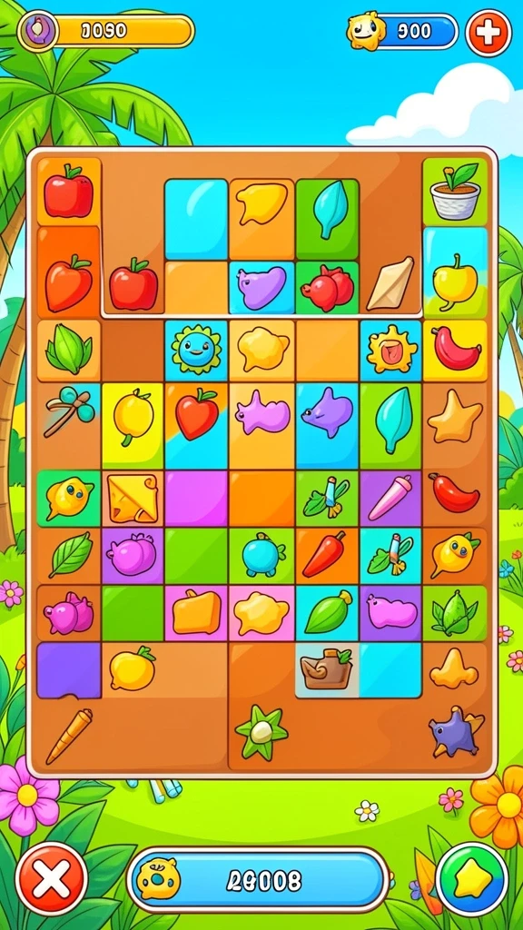 Tampilan awal game NEXGID yang menarik dan penuh warna.