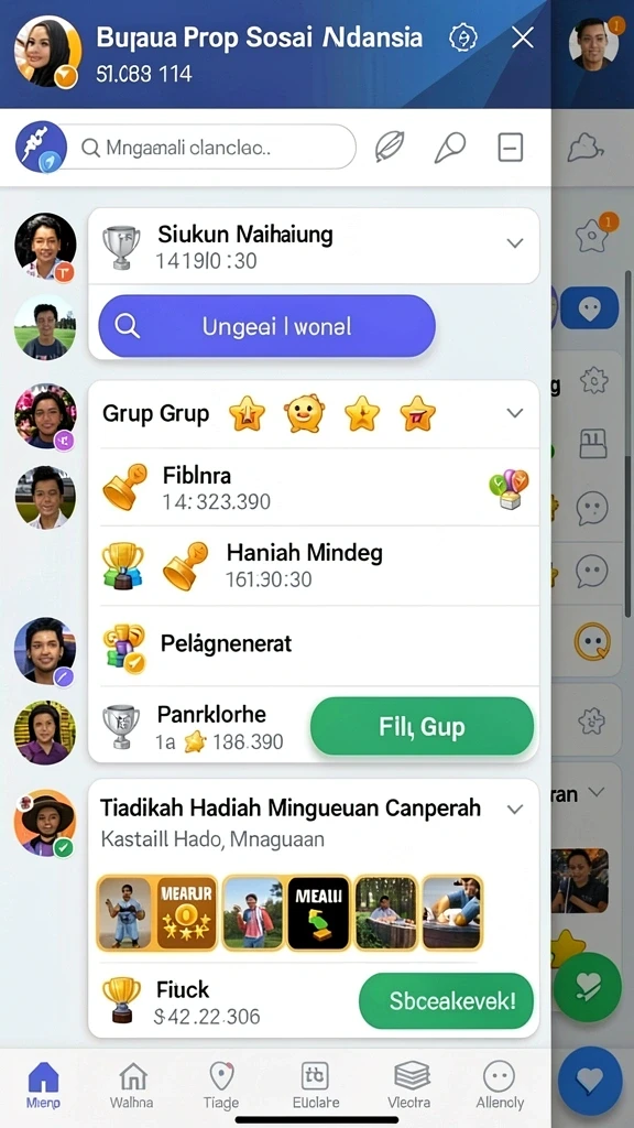 Karakter menarik dengan desain yang unik.