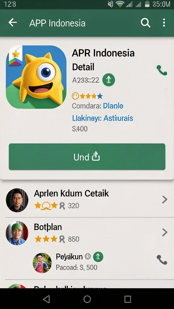 Tampilan antarmuka yang user-friendly dan menarik.