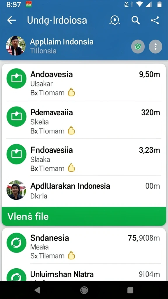 Fitur chat untuk berinteraksi dengan pemain lain.
