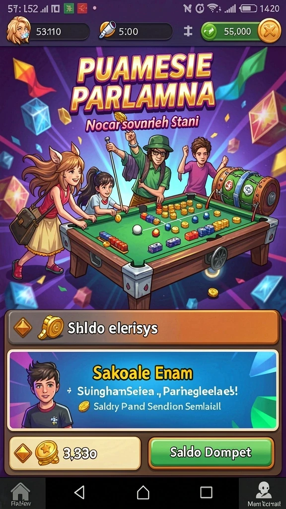 Tangkapan layar menampilkan pemandangan indah dari dunia game.