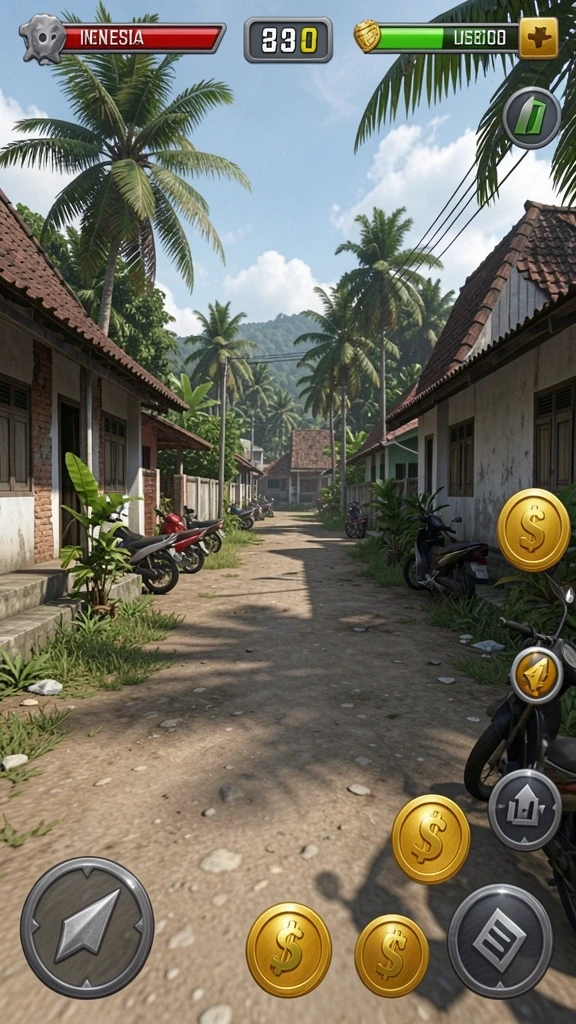Grafis yang detail dan menawan selama permainan.