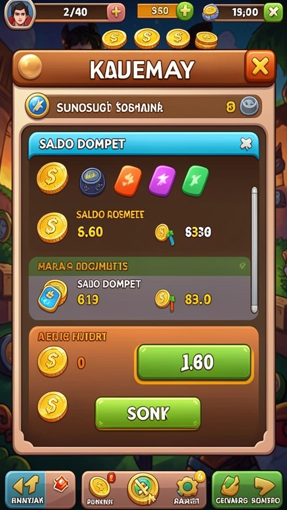 Bonus dan hadiah yang menggiurkan untuk pemain.