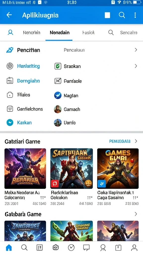 Desain antarmuka yang sederhana dan user-friendly.