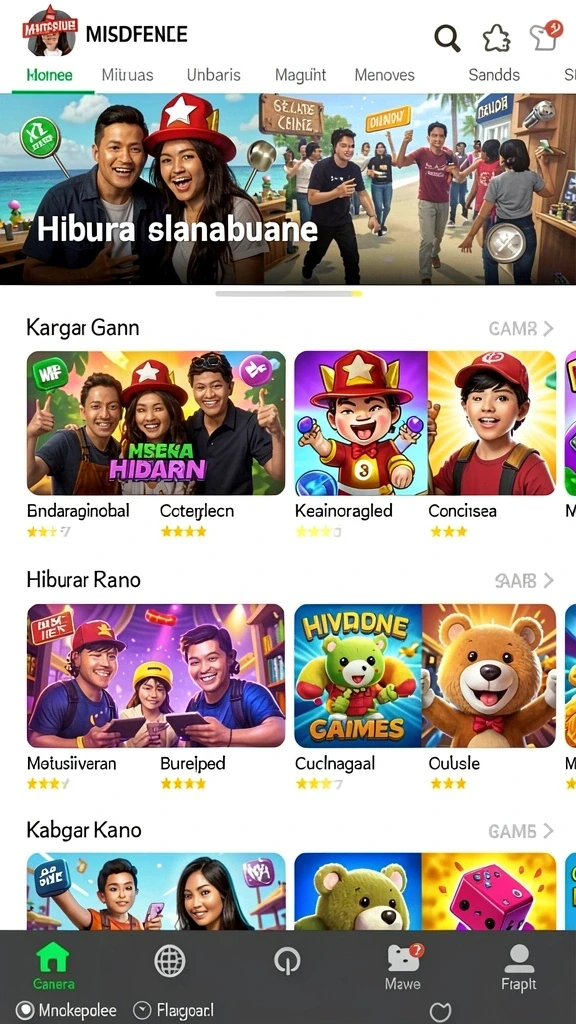 Tampilan antarmuka yang ramah pengguna.