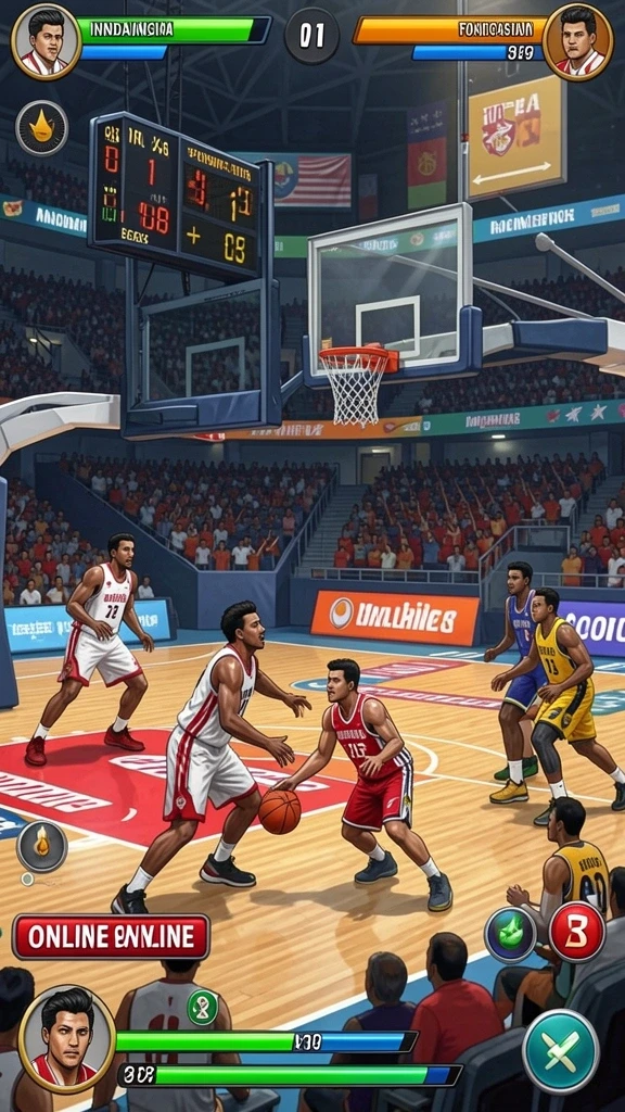 Tampilan antarmuka game yang intuitif.