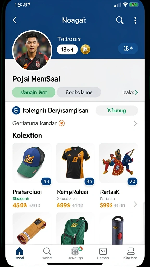 Tampilan antarmuka yang menarik dan mudah digunakan.