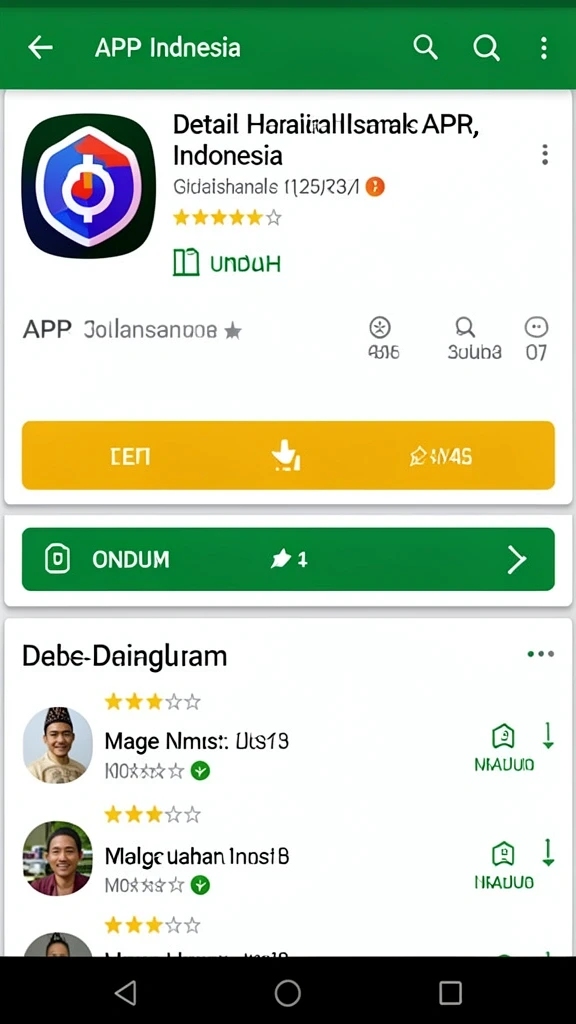 Tampilan antarmuka yang intuitif dan user-friendly.