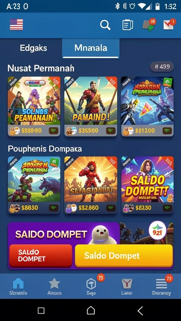Screenshot menunjukkan antarmuka utama ZORTOTO.