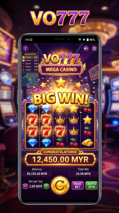 vo777 — menu pengaturan